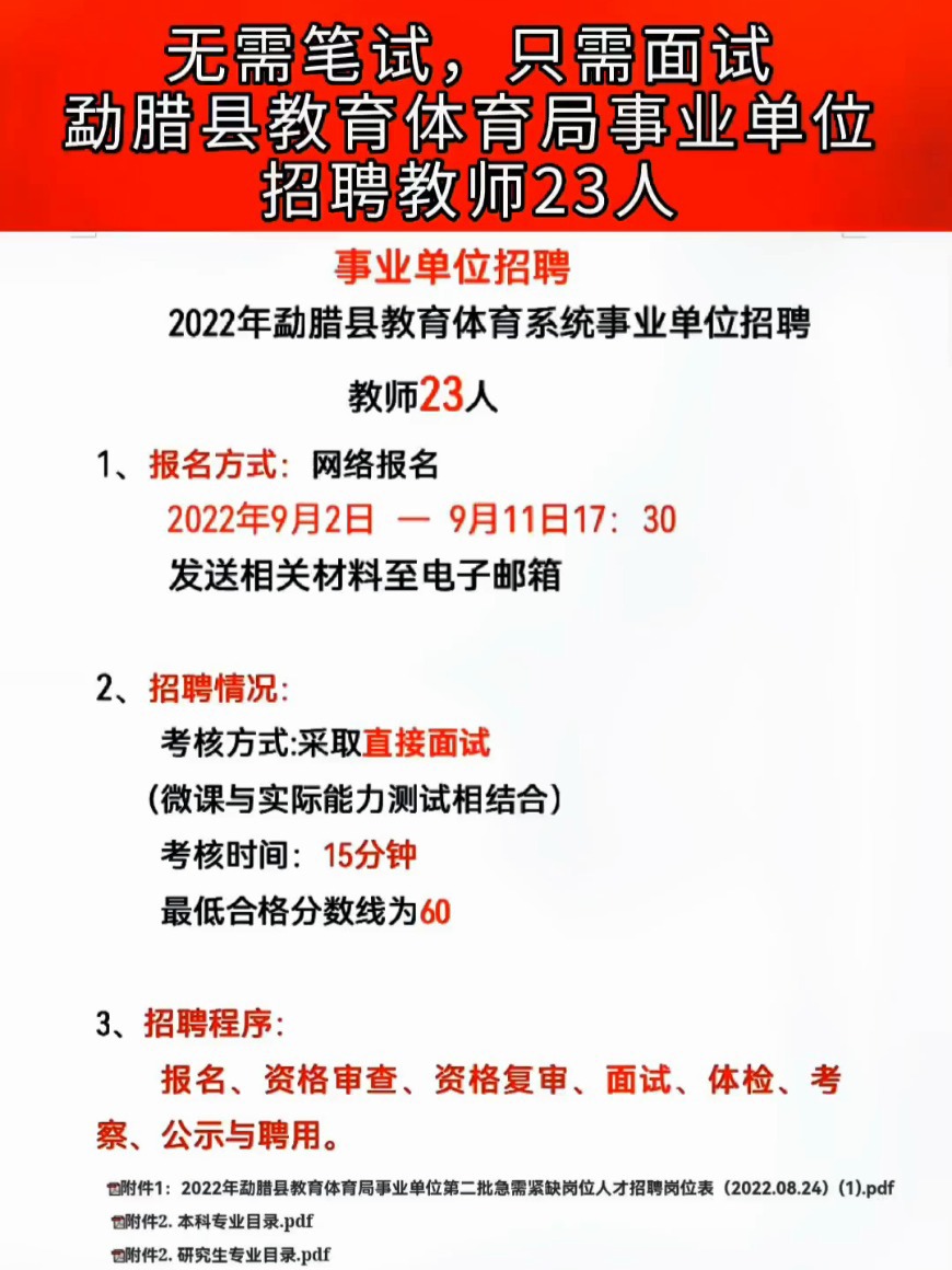 富民县初中最新招聘公告概览